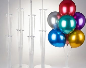 4 Sets Balloon Stand Kit with Base Table Balloon Holder for Birthday Baby Shower Party Decor