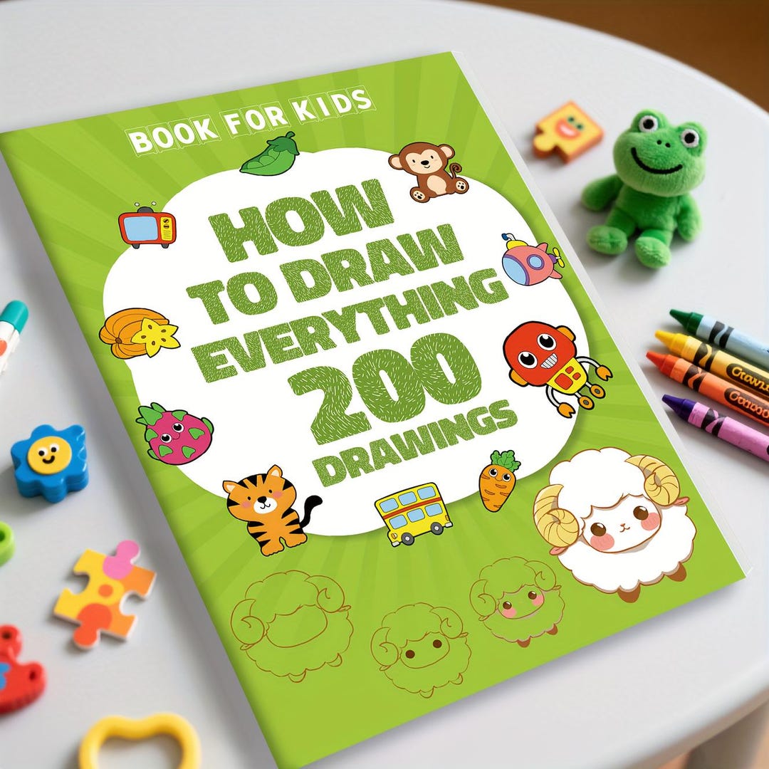 How to Draw Everything Book for Kids | 200+ Step-by-step Drawings ...