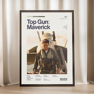 Topgun maverick poster - Etsy 日本