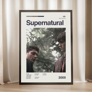 スーパーナチュラル展 限定ポスター Supernatural poster - Etsy 日本