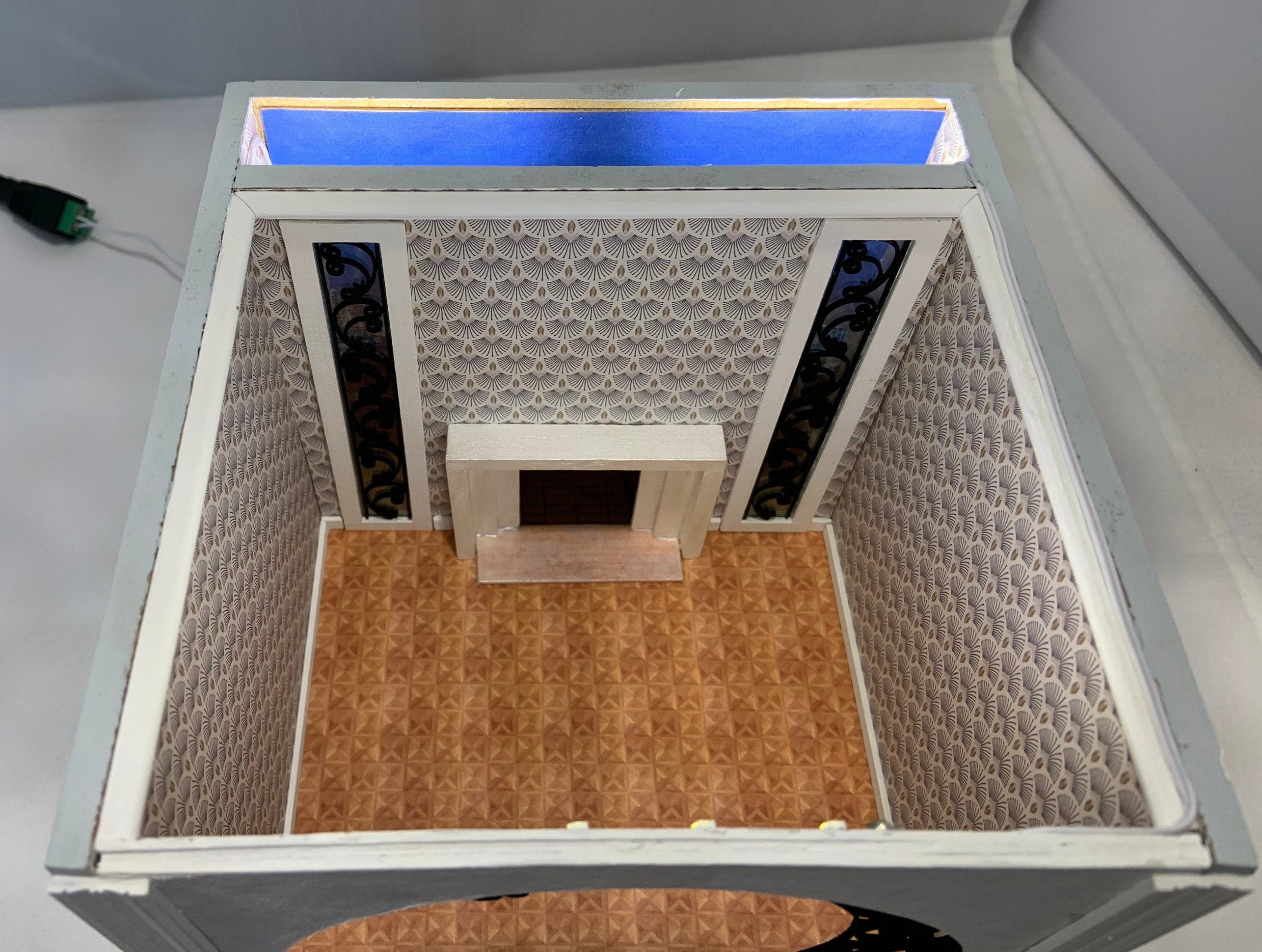 1/24 Scale Art Deco Moongate room box kit Etsy