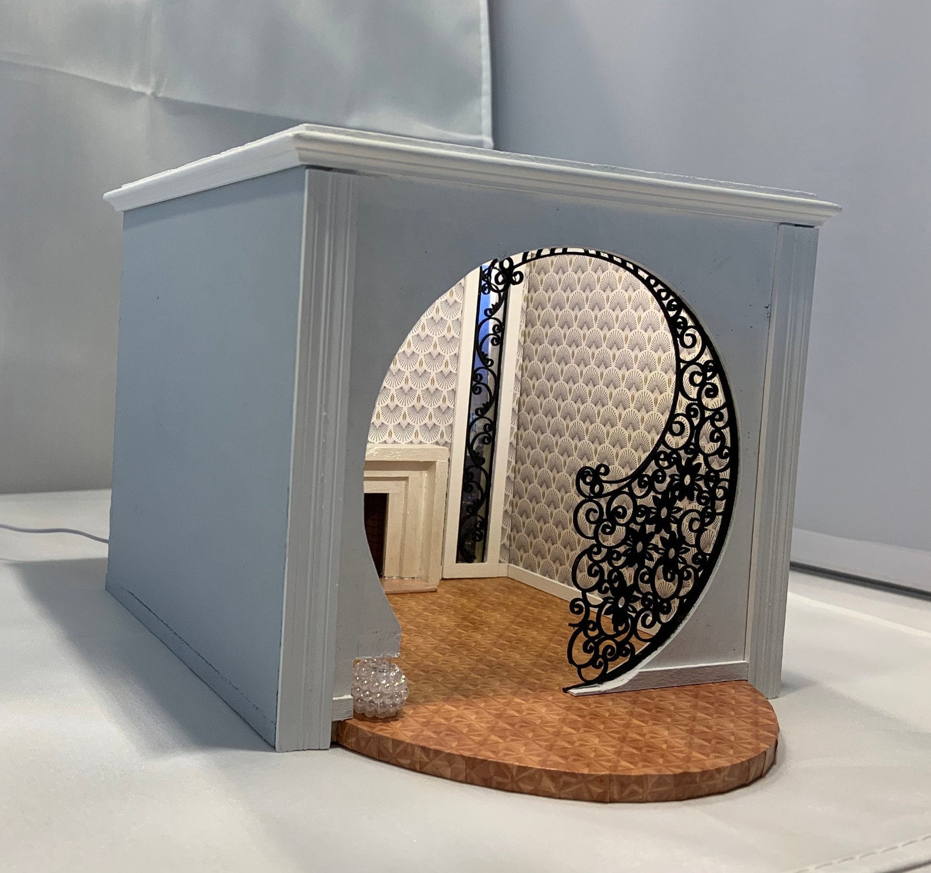 1/24 Scale Art Deco moongate Room Box Kit Etsy Canada