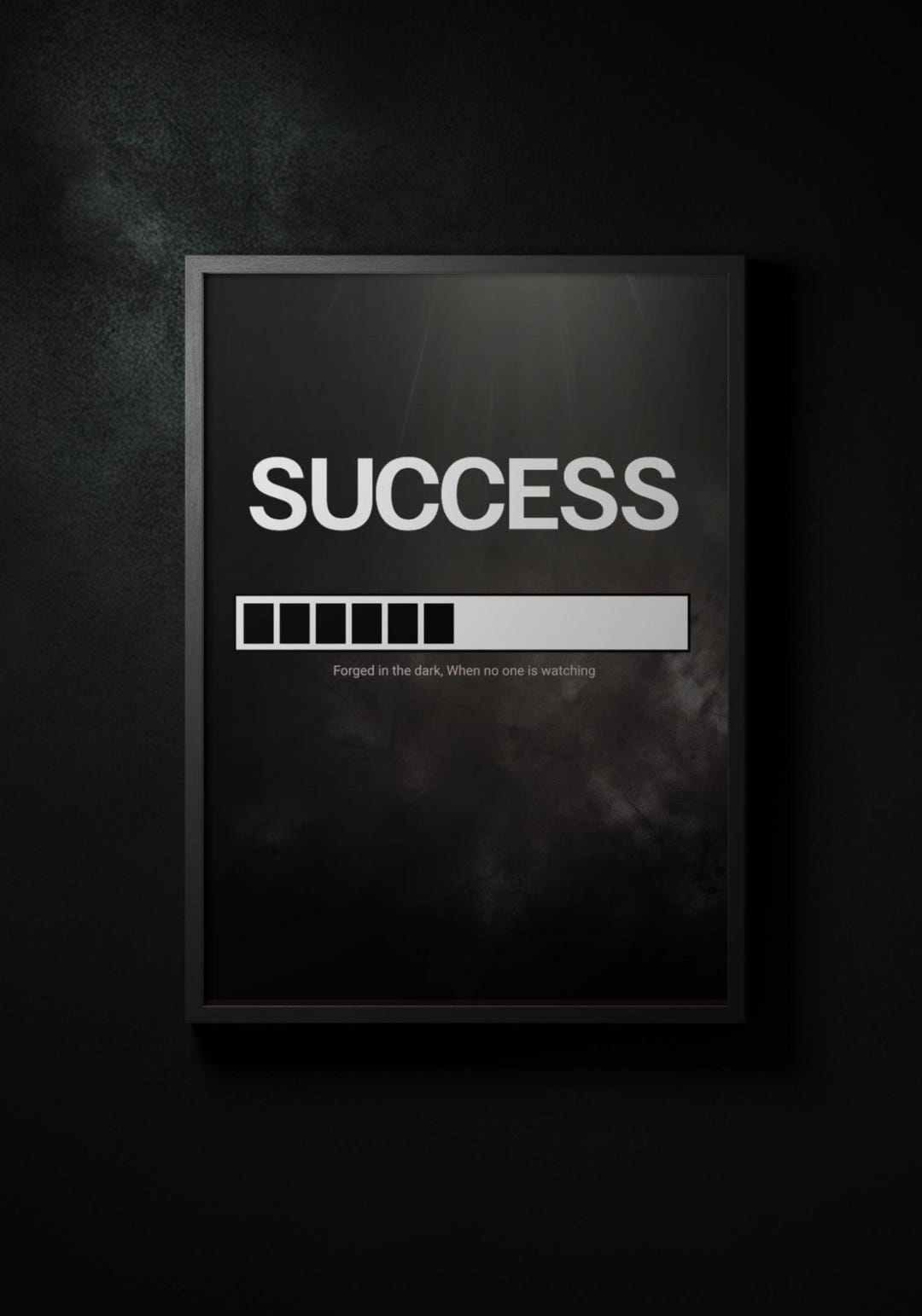 Success Loading Poster | Motivational Office Decor, Entrepreneur Gift ...
