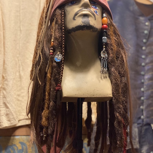 Jack Sparrow Wig Pirates 1 through 3 version