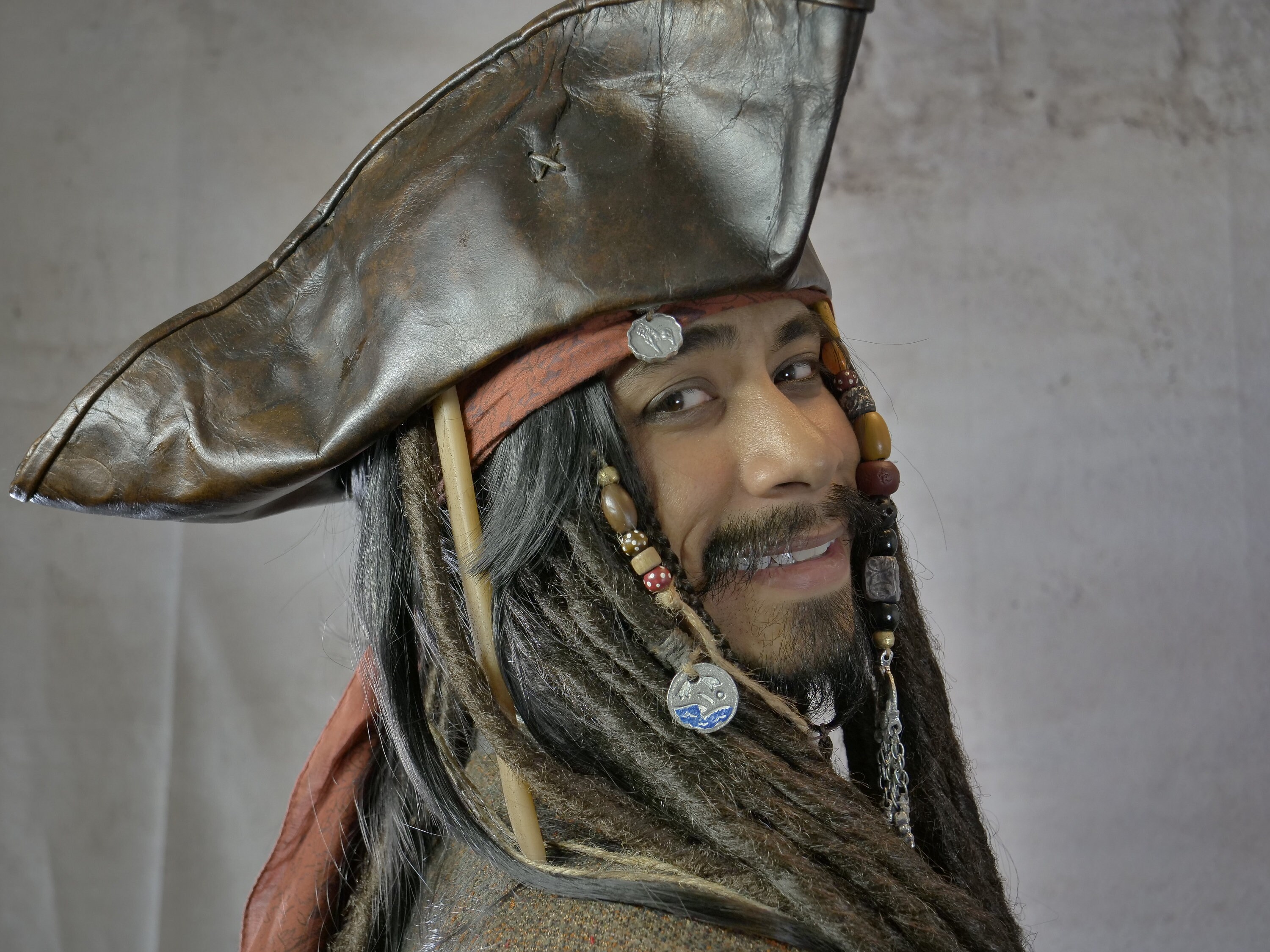 よりダークなジャック・スパロウのドレッドヘアウィッグ『パイレーツ