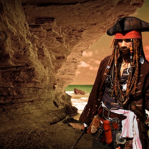 Captain Jack Sparrow Full Costume Complete Wardrobe | Move to the front of the waiting list.