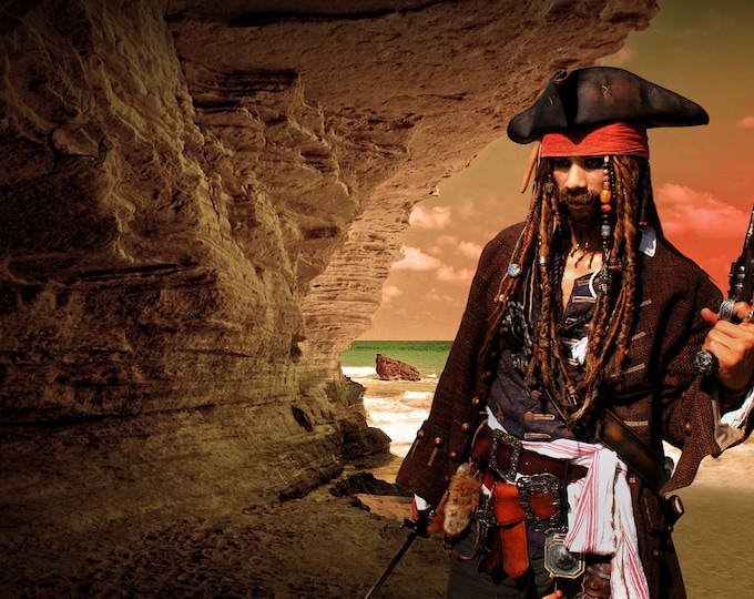 Captain Jack Sparrow Full Costume Complete Wardrobe | Move to the front of the waiting list.