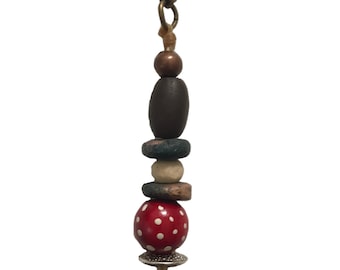 Jack Sparrow Bead Strand and Coin for Wig Hand Made Costume Pieces of Eight 8