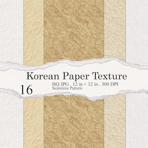 Thin Hanji Handmade Paper Texture Seamless Digital Paper for Calligraphy Ink Art Vintage Scrapbook 12x12 Printable