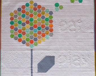 Baby or Child Quilt Pattern  Pdf instant download "Eat Play Love"