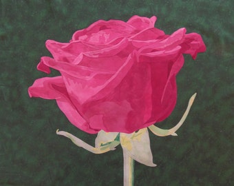 Rose Art Quilt Pattern download appliqué