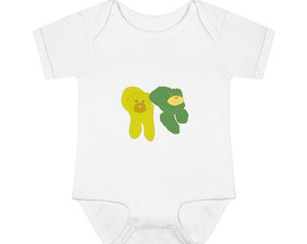 Infant Baby Rib Bodysuit l