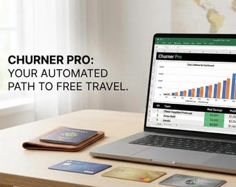 Churner Pro: Reise Prämien Rechner, Excel Vorlage (Digitaler Download)