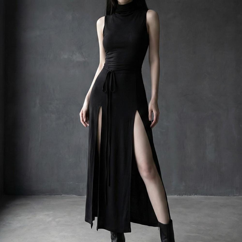 chinese dress ladies Amazon.com: Hooded Maxi Dress for Women Drawstring Long Sleeve Side Slit  Sweatshirt Dresses Casual Loose Dress with Pocket Black : Clothing, Shoes &  Jewelry main image 0