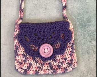 Toy Crocheted Purse for kids ! - Ready to Ship!