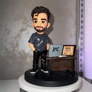 Figura de acción de programador personalizada, regalo personalizado para especialista en TI, figura de desarrollador de software, decoración de escritorio de programación, regalo para estudiantes de TI, regalo para geeks.