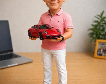 3D figure from Photo | Car lover gift | Car enthusiast personal gift | Men Gift Idea | From Photo to Physical Figure