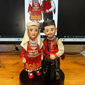 Custom Couple Caricature Statue – Personalized 3D Figurine from Photo image 16