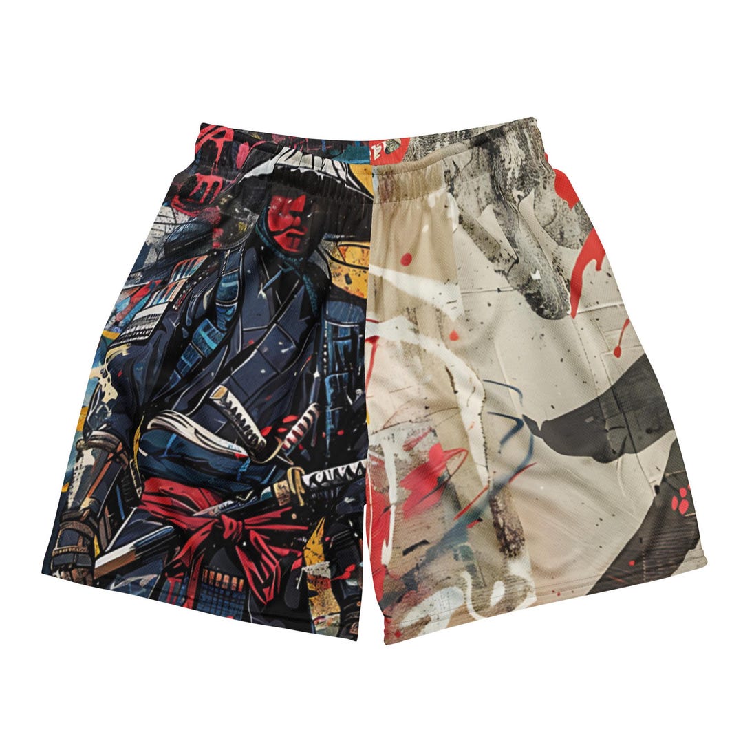 Ninja Men’s and Youth Basketball Shorts | Bold Patterned Athletic ...