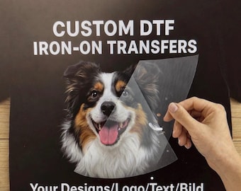 Bügelbild mit eigenem Logo – DTF Transferdruck für Kleidung