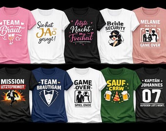 JGA Shirt (Personalisiert) DTF Druck