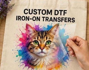 DTF Transfers zum Aufbügeln – Personalisierte Bügelbilder nach Wunsch