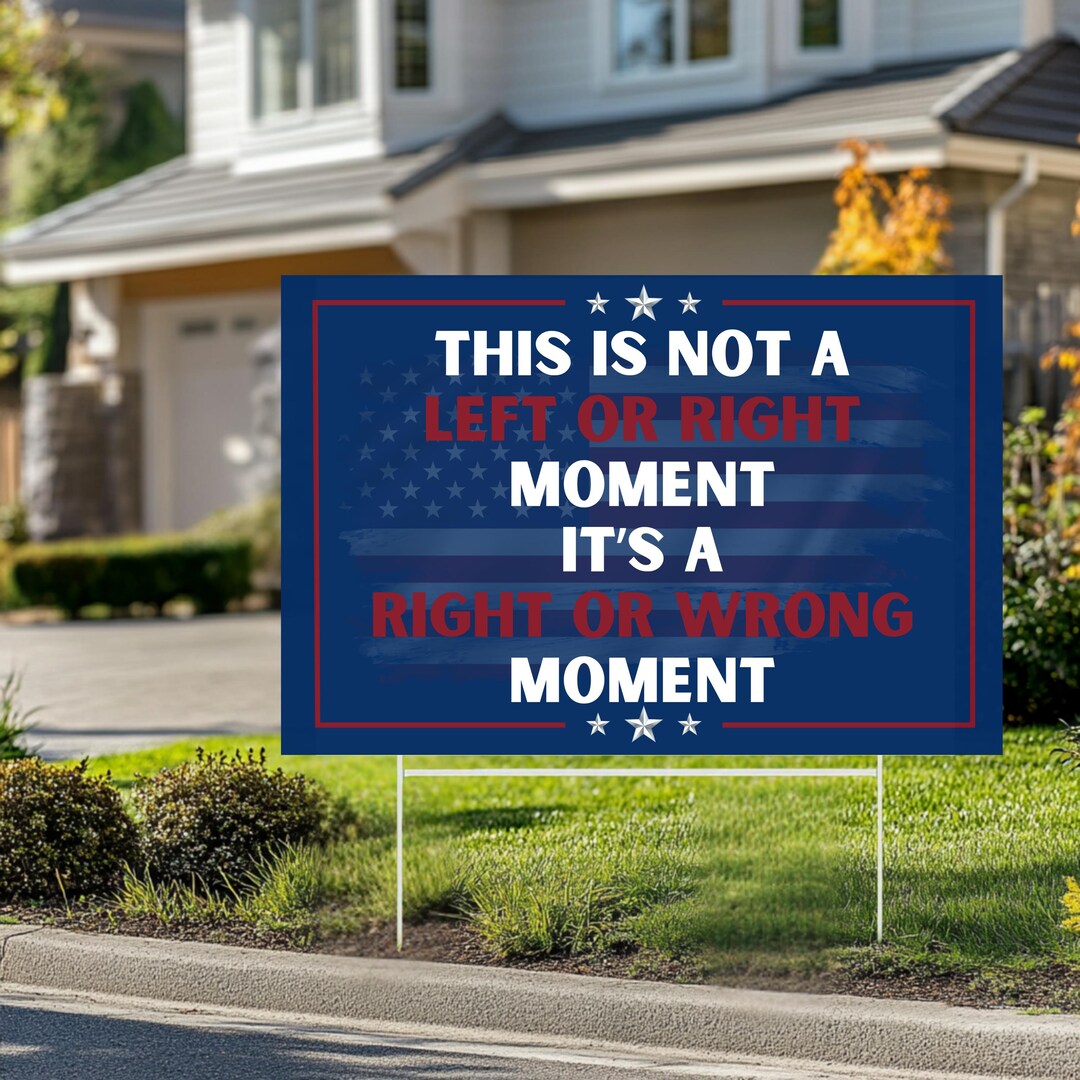 Political Protest Yard Sign: Social Justice, Human Rights Weatherproof ...