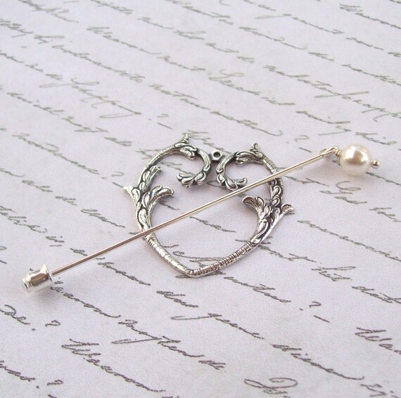 Women's Gold Plated Love Knot Brooch - Hollow Metal Design For Sweaters, Shawls, Scarves