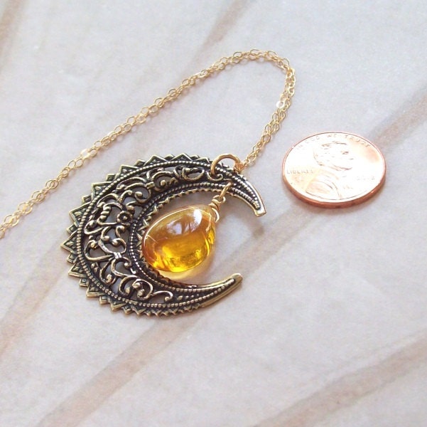 Harvest moon necklace Clearance