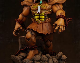Forbidden Relic Titan | Sealed Ancient War Golem | STL 3D PRINT | Mythic Colossus Statue
