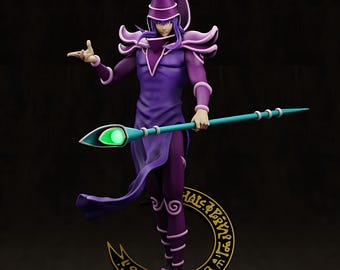 Void Arcane Spellcaster | Shadow Mage Champion | STL 3D PRINT | Fantasy Wizard Statue