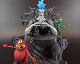 Underworld Flame Sovereign | Infernal Death Lord | STL 3D PRINT | Mythic Villain Statue