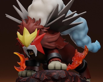 Solar Roar War Lion | Blazing Spirit Guardian | Resin STL | 3D PRINT FILES