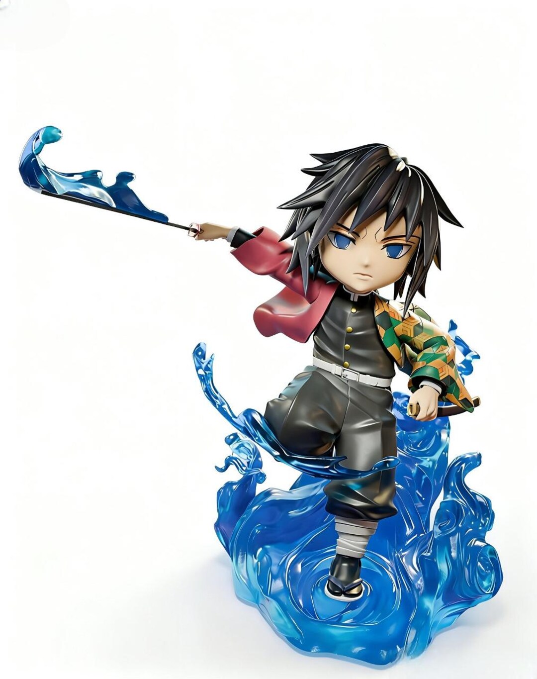 Calm Water Chibi Swordsman | Flowing Blade Warrior | STL 3D PRINT ...