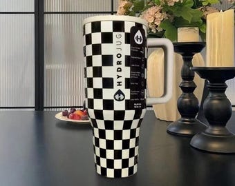 Gobelet de voyage Hydrojug 40 oz – personnalisé avec des dames Aubrie | Cadeau pour elle | Coupe du voyageur