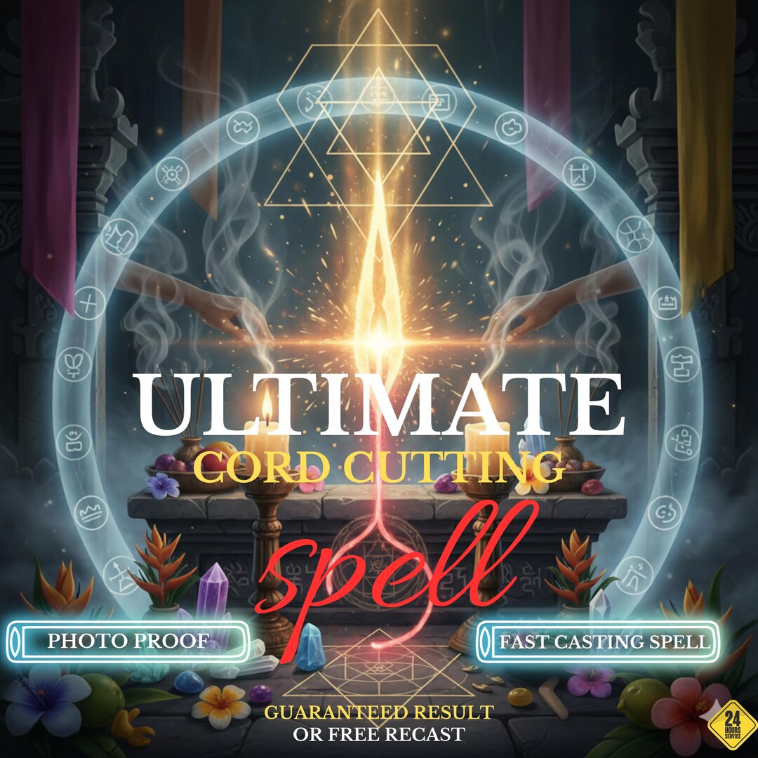 Cord Cutting Spell – Sacred Energy Release Ritual - Etsy