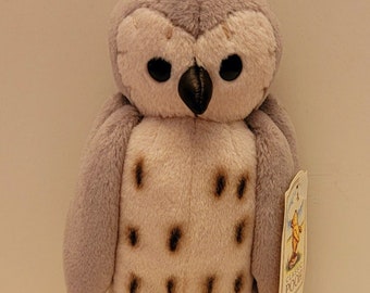 Vintage GUND Plush Owl 6" Pooh Classic Disney, New with Tags