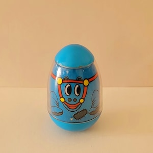 Rare Vintage Blue Camel Weeble 1970s toy Bobbs Merrill Co...Raggedy Ann and Andy's Friend