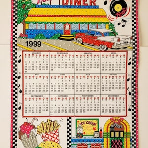 1999 Calendar - Etsy
