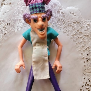 Vintage 1980s Purple Pieman Doll from Strawberry Shortcake by American Greetings Hong Kong