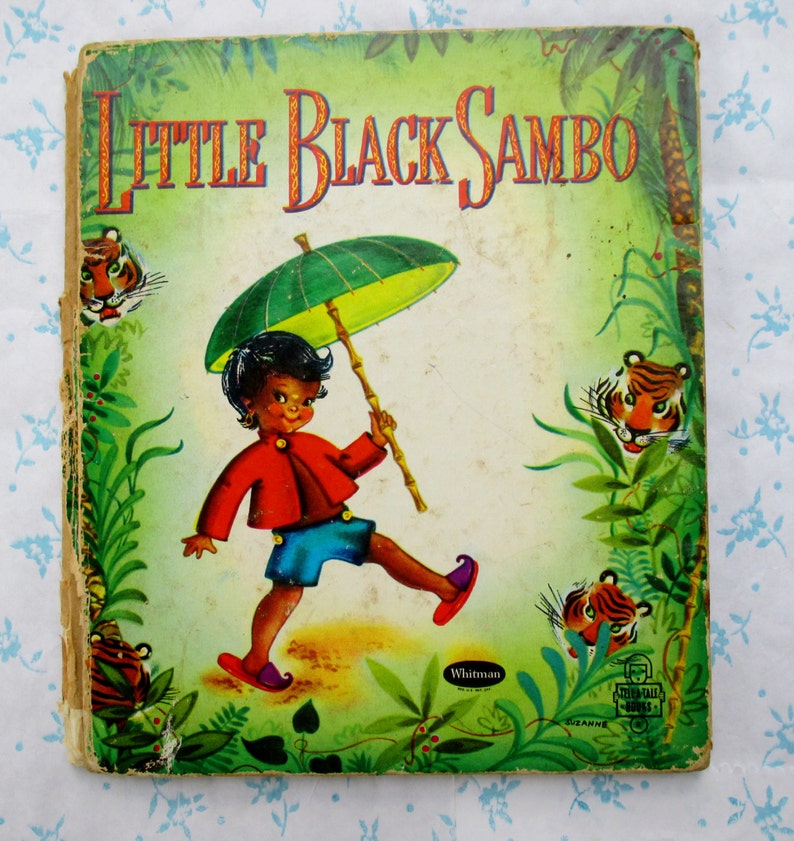 RARE Vintage Little Black Sambo 1950 Whitman TellATale Etsy