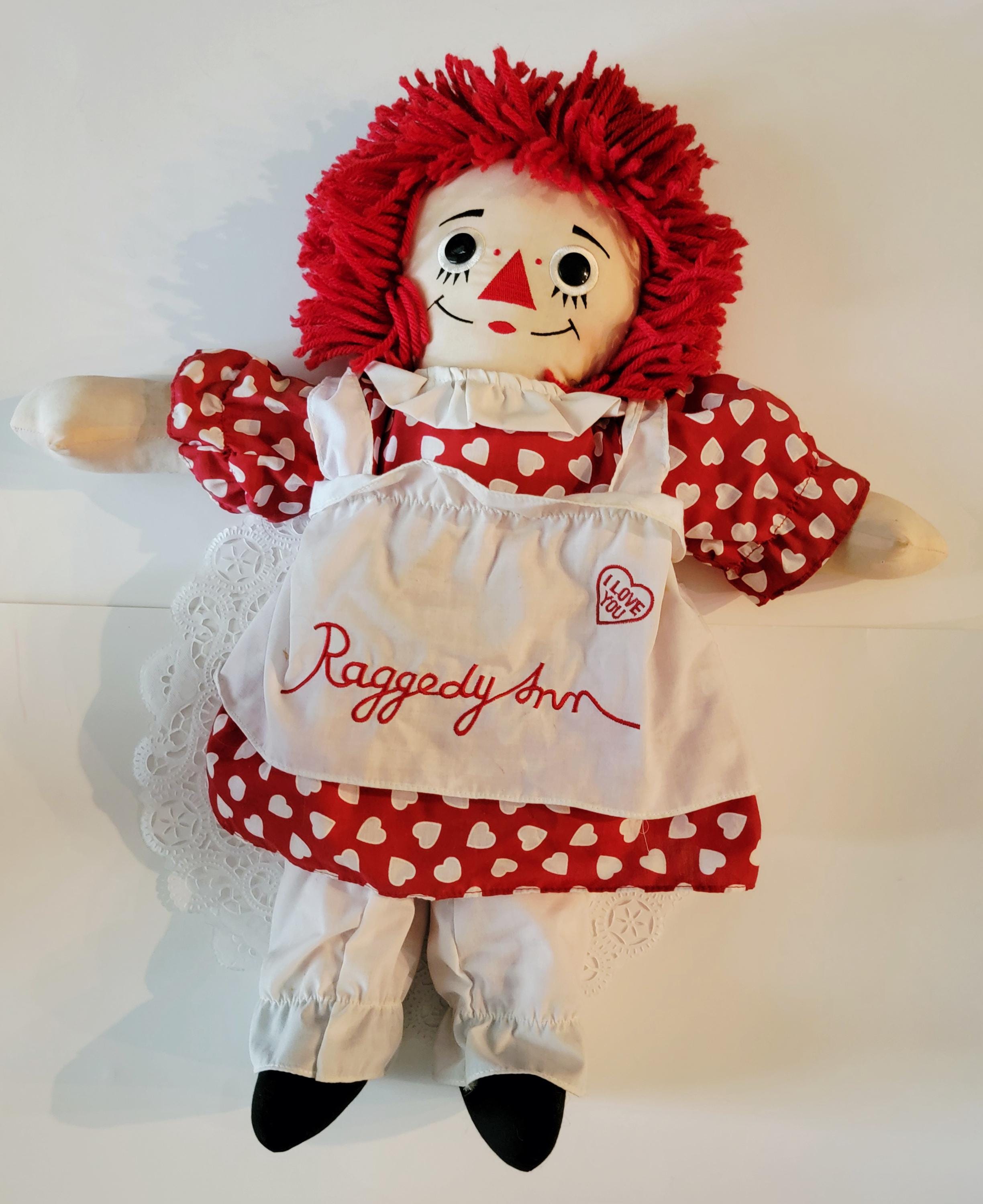 20" Raggedy Ann Doll by Johnny Gruelle Applause vintage #16685 Ragdoll, Large Doll