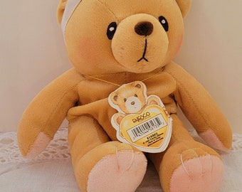 Cherished Teddies Plush Bean Bag "The Teddie With The Heart Of Gold #516562 1990s with original tag