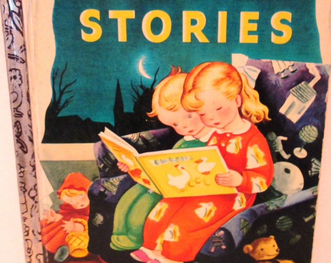 Vintage Bedtime Stories, A Little Golden Book 1970s, RARE Children's