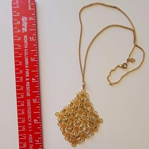 Vintage Sarah Coventry Necklace with large Pendant
