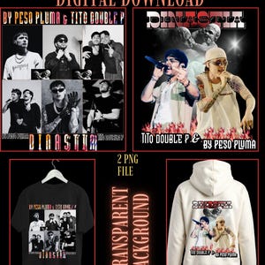Peso Pluma Tito Double P Dinastia PNG Design (Digitaler Download)
