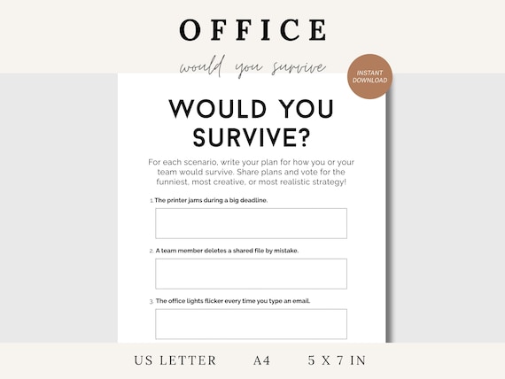 Office Team Building Games, Printable Office Party Games, Office Team Games, Staff Meeting Games, Workplace Icebreaker, Coworkers Party Game