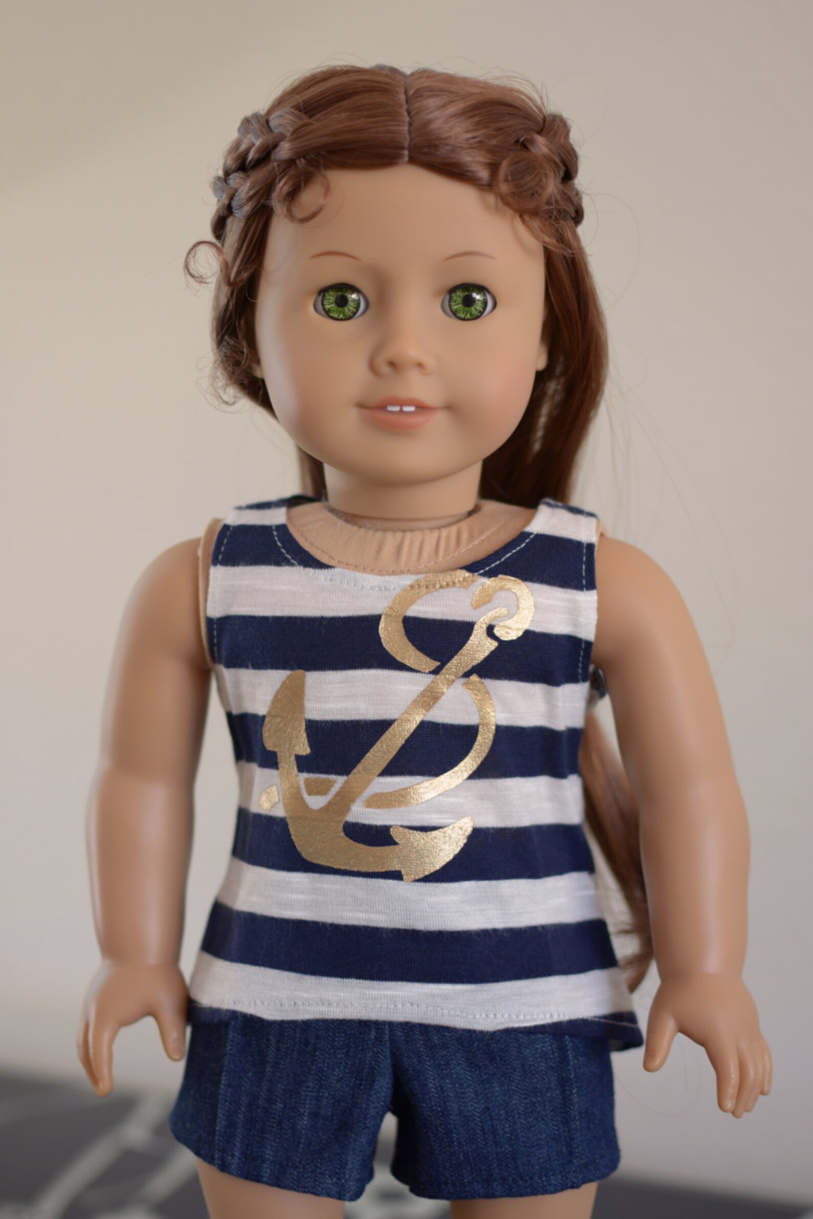 Doll Clothes Denim Pintuck Shorts for an American Girl Doll Etsy