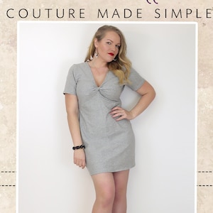 Issa&#39;s Twisted Top and Dress  PDF Pattern Sizes XXS to 3X Women&#39;s