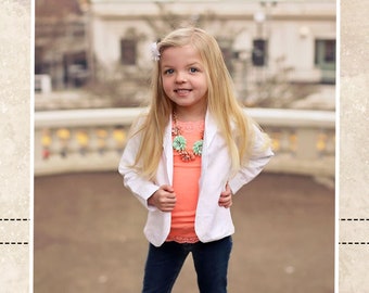 Roxie's Fitted Blazer for PDF Pattern Sizes 6/12m to 15/16 Kids Plus FREE Doll Pattern